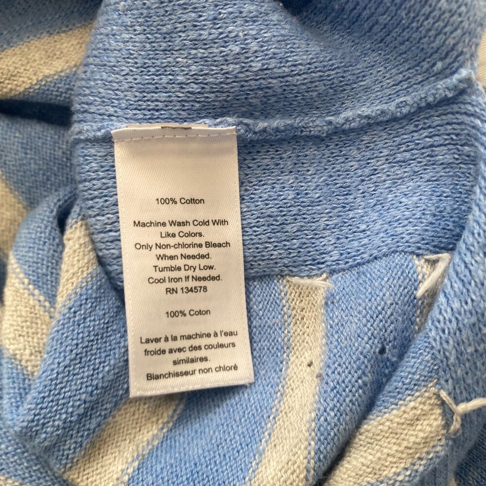Vineyard Vines | Relaxed Striped 100% Cotton Sweater - Picture 5 of 6